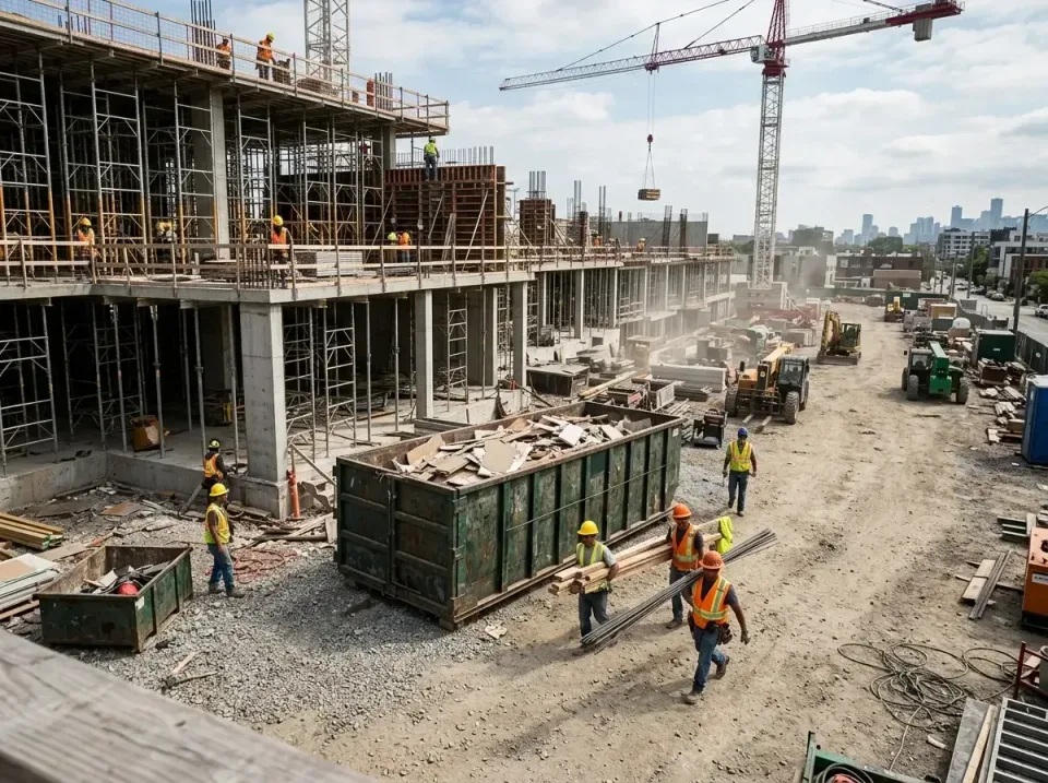 commercial-construction-site-w-002 — frequently asked questions, Low Cost Construction Dumpster Rental in North Plainfield,…